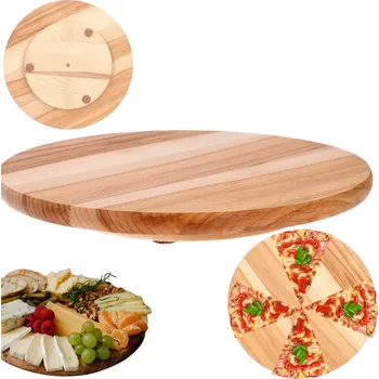 Mwood Barevné otočné prkénko na servírování pizzy a pečiva, na oslavy, 30 cm