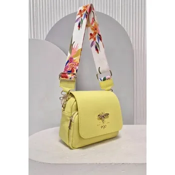 Kabelka Kožená Crossbody EGO žlutá