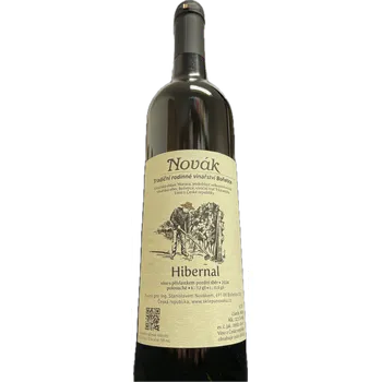 Víno Hibernal 2024, pozdní sběr, Rodinné vinařství Novák Bořetice, polosuché