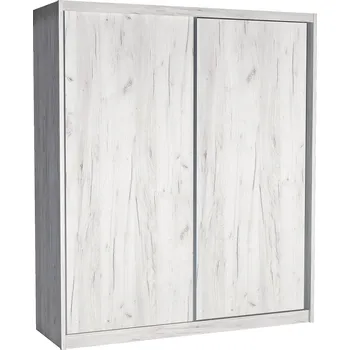 Šatní skříň Šatní skříň MACI | 208 cm | bez zrcadla | kraft bílý