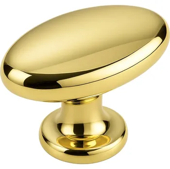 Nábytkové kování NÁBYTKOVÁ ÚCHYTKA, KNOFLÍK NA SKŘÍŇKU ZÁSUVKY, KOVOVÁ ZLATÁ LESKLÁ DG09-G5
