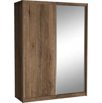 Šatní skříň Šatní skříň MACI II | 180 cm | se zrcadlem | lefkas