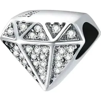 Přívěsek Stříbrný přívěsek korálek na náramek DIAMANT