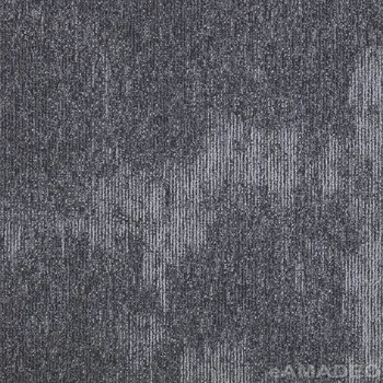 Koberec Kobercové čtverce Modulyss DSGN Cloud 932 - tmavě šedé