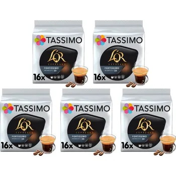 Jacobs Douwe Egberts Tassimo L'OR Espresso Fortissimo 16 ks karton 5 balení