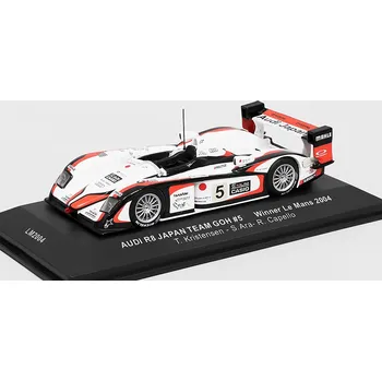 autíčko Audi R8 Japan Team GOH #5 Winner Le Mans 2004 1:43 Audi R8 Japan Team GOH N5 Winner 24h Le Mans 2012 Kristensen / Ara / Capello - kovový model