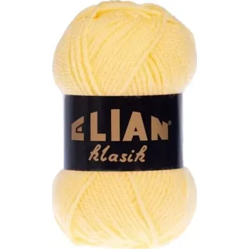 Příze Pletací příze Elian Klasik 98595 - žlutá antipilling