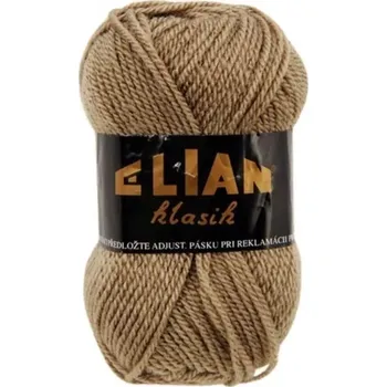 Příze Pletací příze Elian Klasik 454 - hnědá