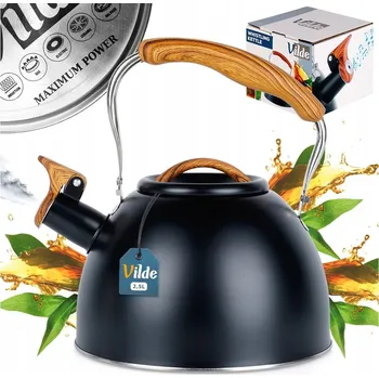 Konvice na čaj Tradiční ocelová Konvice Orion 2,5 l černá