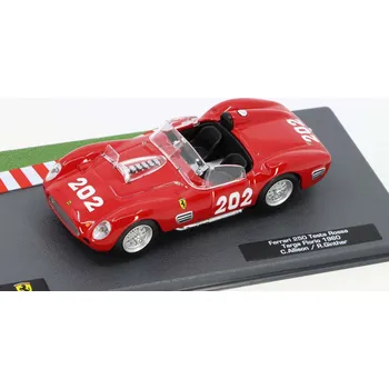 autíčko Ferrari 250TR Spider #202 Allison/Ginther Targa Florio 1960 1:43 - Altaya časopis s modelem Ferrari 250TR - kovový model auta