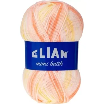Příze Pletací příze Elian Mimi batik 32430 - oranžová