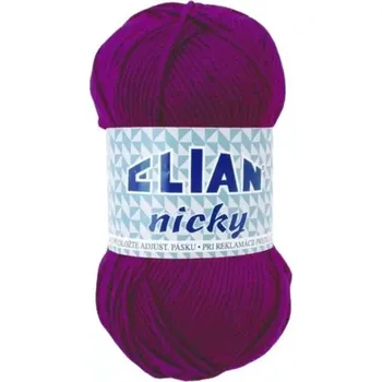Příze Pletací příze Elian Nicky 4967 - fialová