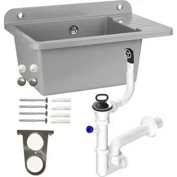 Granitový dřez Plast Technický dřez 50 cm