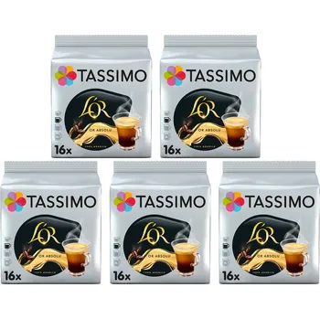 Jacobs Douwe Egberts Tassimo L'OR Café Lungo Absolu kapsle 16 ks karton 5 balení