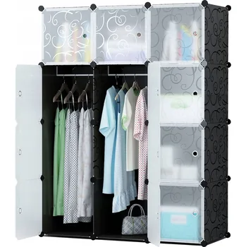 Šatní skříň LitigoMeble Skříň SKŘÍŇ ŠATNÍ SKŘÍŇ 110 x 148 x 37 cm vícebarevná