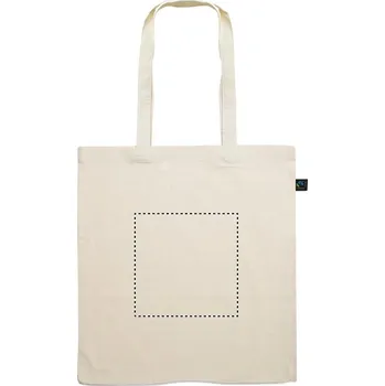 Nákupní taška Bavlněná nákupní taška Fairtra Výšivka (max. 1 barva, 180x180mm) 1 barva 70 EMBROIDERY