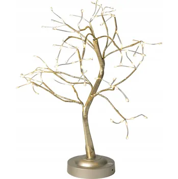 Vánoční dekorace Vánoční dekorace Strend Pro stromek zlatý 108 LED 3xAA 45,0 cm