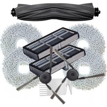 Sada příslušenství pro robotický vysavač Kartáče, HEPA filtry k vysavači DREAME Bot X40 Ultra Complete a mopy, 10ks