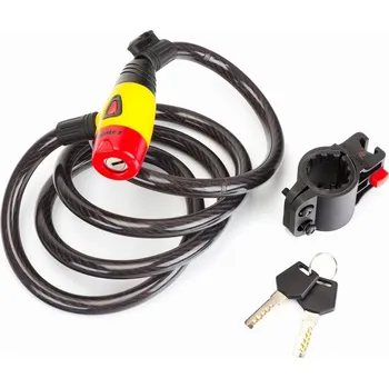 Bezpečnostní kamera Zabezpečení kola lankem Romet spirálové