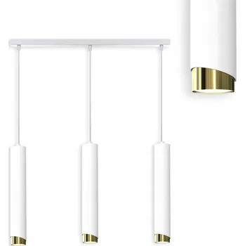 ZÁVĚSNÉ STROPNÍ SVÍTIDLO TUBUSY KOVOVÉ GU10 LOFT SPOT BÍLÉ SOPEL