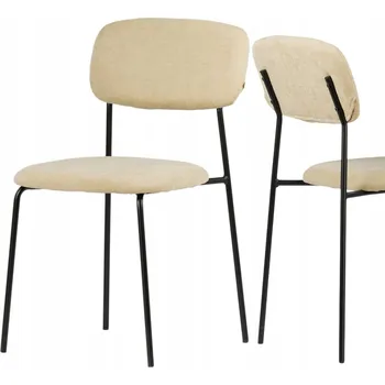 Jídelní židle Bankietowo židle, béžová látka, 1 ks