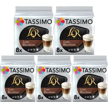 Jacobs Douwe Egberts Tassimo L'OR Latte Macchiatto 8+8 ks karton 5 balení