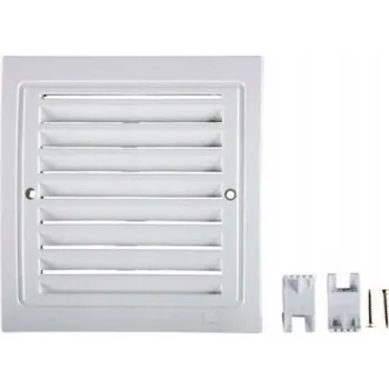 Větrací mřížka Ventilační mřížka Ventilační Hydroland bílá