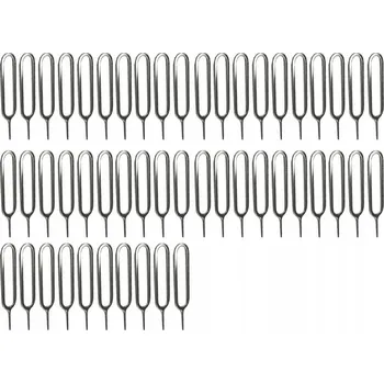 Nástroj pro vytažení SIM karty 50x Klíček pro SIM kartu Jehla Klíč Šuplíku Telefonu