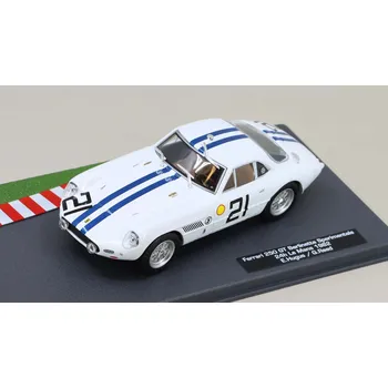 autíčko Centauria Ferrari 250 Gt Sperimentale 3.0L V12 Team Sefac Ferrari #21 1962 1:43 - časopis s modelem Ferrari 250GT #21 - kovový model auta