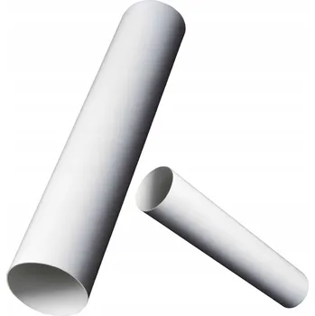 Ventilační potrubí Kanál kulatý, ventilace trubka PVC 150 mm 1 m KO150