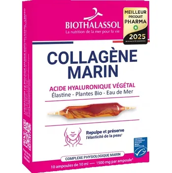 Kloubní výživa Biothalassol Mořský kolagen s kyselinou hyaluronovou 10 ampulí