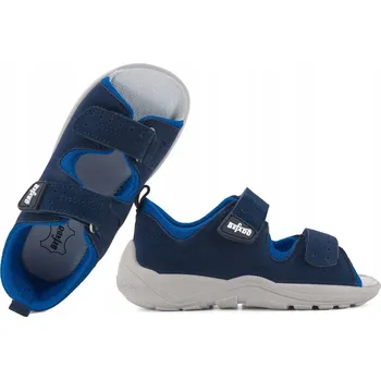 Dívčí sandály Befado dětské sandály eko kůže modré, velikost 24