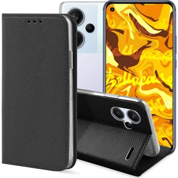 Pouzdro na mobilní telefon Flipové pouzdro Hello Case pro Xiaomi Redmi Note 13 Pro+ černé