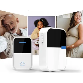 Bezbateriový BEZDRÁTOVÝ ZVONEK VODĚODOLNÝ 150M IP44