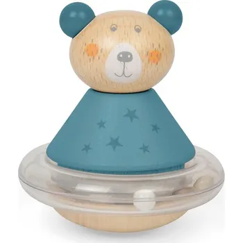 Výuková hračka Bigjigs Toys Panáček vstáváček Medvídek