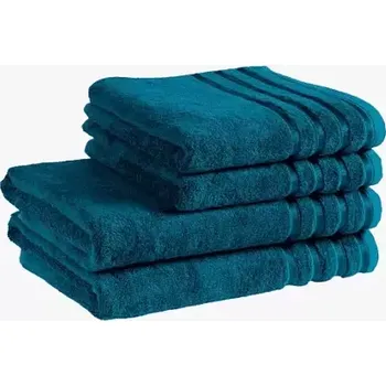 Bambusový ručník / osuška - petrolejová 30x50