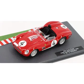 autíčko Centauria Ferrari 250TR Testa Rossa Spider #4 1959 1:43 - časopis s modelem Ferrari 250TR Testa Rossa - kovový model auta