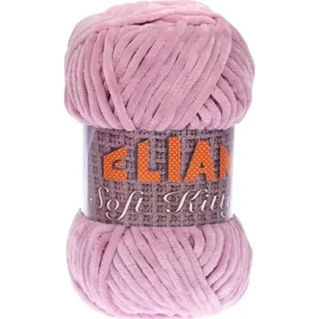 Příze Pletací příze Elian Soft Kitty 97435 - růžová