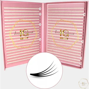 Umělé řasy IG Lashes Trsy řas pro styling 4D CC, 0,07, MIX (7-14mm)