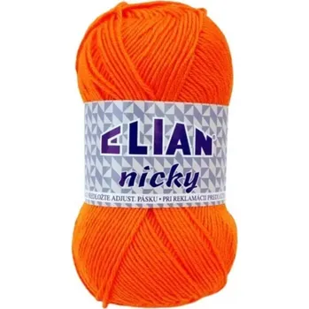 Příze Pletací příze Elian Nicky 5074 - oranžová