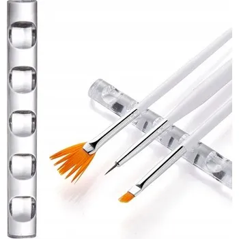 Stojánek / Držák na štětce na zdobení nehtů RŮŽOVÝ