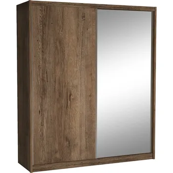 Šatní skříň Šatní skříň MACI | 208 cm | se zrcadlem | lefkas