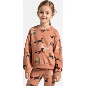 Chlapecká mikina Dětská mikina Coccodrillo růžová barva, vzorovaná, RODEO GIRL KIDS ZC4132101RGK 39X, vel. 110