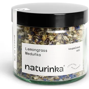 Koupelová sůl Naturinka Koupelová sůl lemongrass/meduňka 250 ml 2,1kg