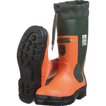 Pánské holínky PROFESIONAL Protipořezové holínky 44 oranžová/černá