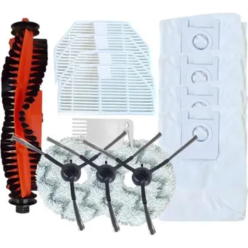 Sada příslušenství pro robotický vysavač HEPA filtry, kartáče, mopy a sáčky pro XIAOMI Roidmi EVA SDJ06R 15ks sada