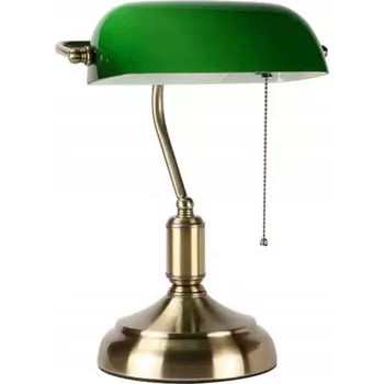 Lampička Klasická BANKÉŘSKÁ LAMPA ZELENÁ | MAD DOT | MOSAZ | STOLNÍ | E27