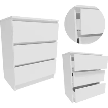 Komoda Komoda Matkam 60 x 40 x 77 cm bílá matná