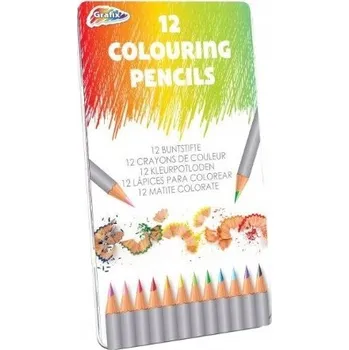 Kresba Výtvarná Sada akvarelových Pastelky Grafix Art, 12 barev pro děti