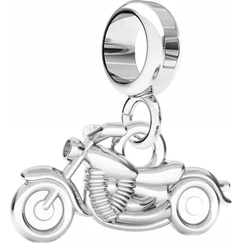 Přívěsek Charms Motocykl stříbro 925 přívěsek korálek